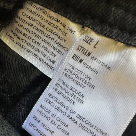 Wallflower Denim Stretch Shorts Overalls - Picture 6 of 7